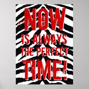 Póster El Now es siempre el tiempo perfecto, de