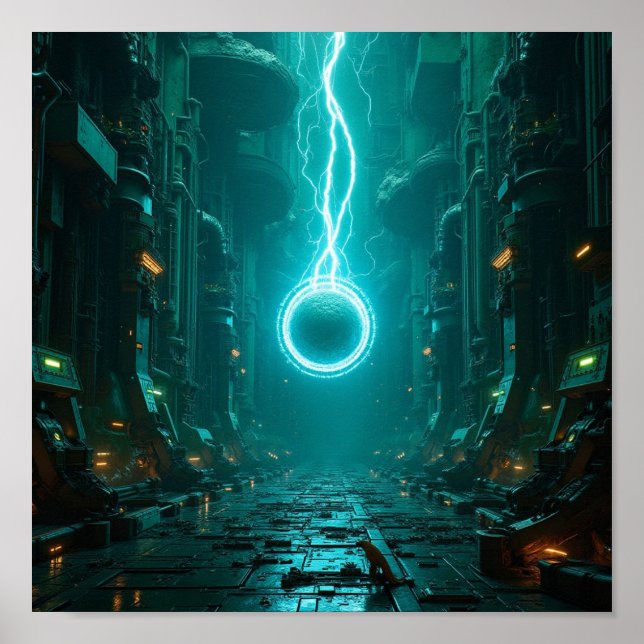 Póster El núcleo del infinito (Frente)