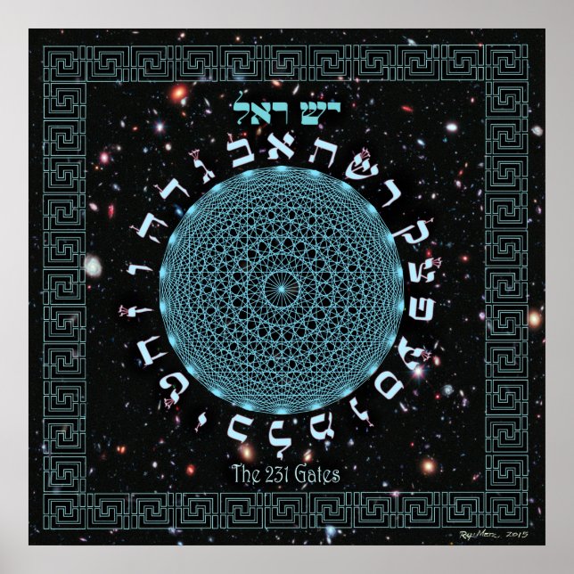 Póster El núcleo galáctico de 231 Gates (Frente)