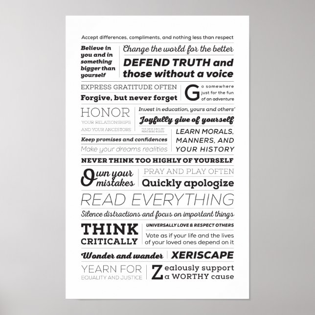 Póster El nuevo ABC de la vida (Frente)