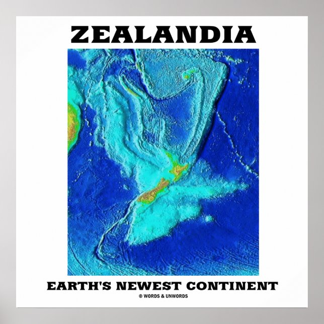 Póster El nuevo continente de Zelanda (Frente)