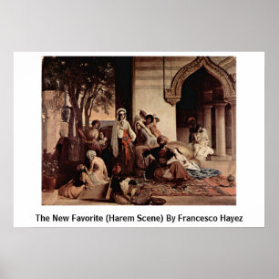 Póster El nuevo favorito (escena del Harem) por Francesco