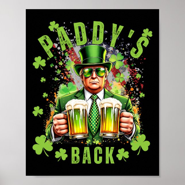 Póster El nuevo gracioso Trump de Paddy fue el irlandés S (Frente)