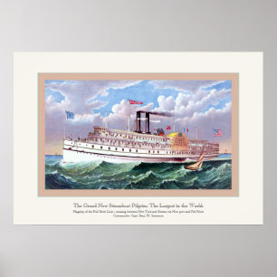 Póster El nuevo gran barco de vapor
