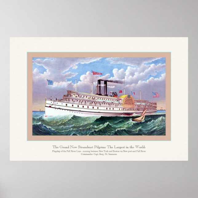 Póster El nuevo gran barco de vapor (Frente)