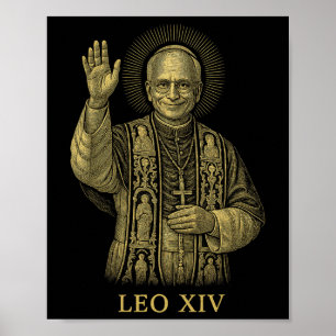 Póster El nuevo Papa León Xiv Robert Francis Prevota