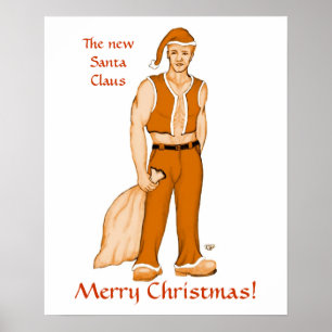 Póster El nuevo Santa Claus - ¡Feliz Navidad!
