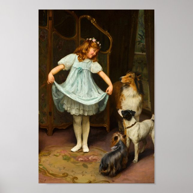 Póster El nuevo vestido | Arthur John Elsley (Frente)