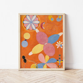 Póster El número 4 más grande | Hilma af Klint