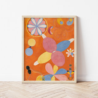 Póster El número 4 más grande | Hilma af Klint