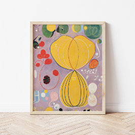 Póster El número 7 más grande | Hilma af Klint