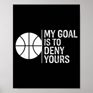 Póster El objetivo del hockey es negar dicho divertido de