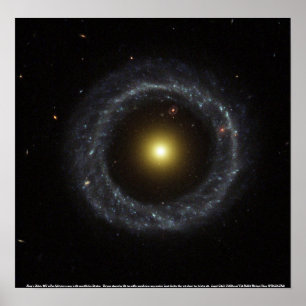 Póster El objeto de Galaxy Hoag
