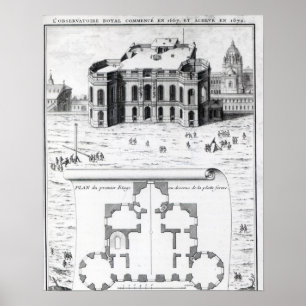 Póster El Observatorio Real de París, 1741