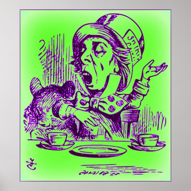 Póster El odio loco - Alicia en el Poster del país de las (Frente)