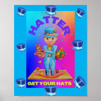 EL ODIO OBTIENE A SUS GORRAS Papel Poster de valor
