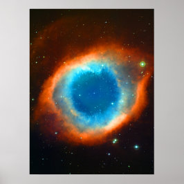 Póster El ojo de Dios - Imagen de astronomía de Helix Neb