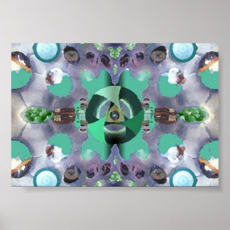 Póster El ojo de una mosca durante las visitas