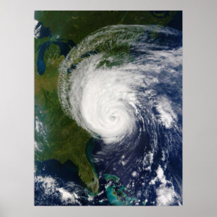 Póster El ojo huracán Isabel del 18 de septiembre de 2003