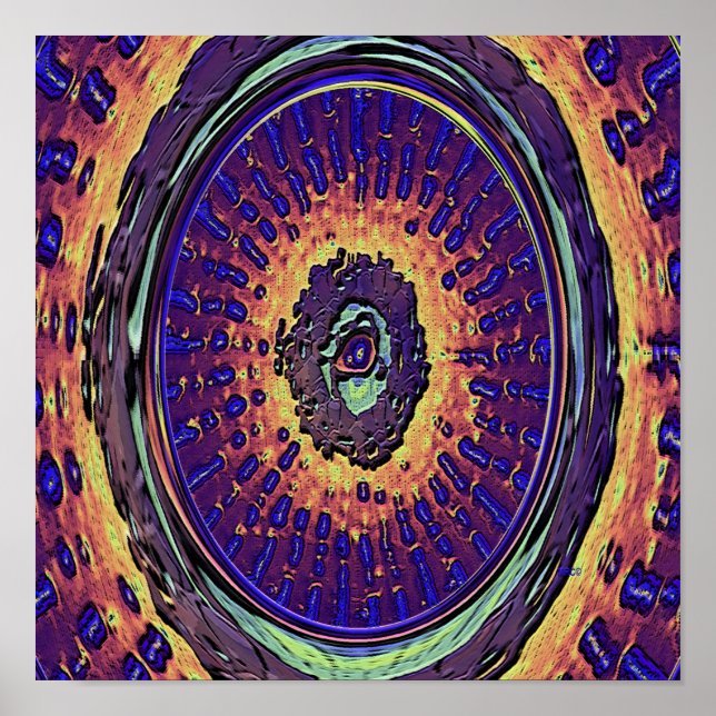 Póster El Ojo Todopoderoso...... (Frente)