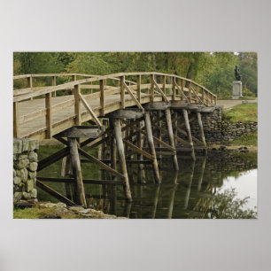 Póster El Old North Bridge, Minute Man National