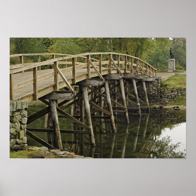 Póster El Old North Bridge, Minute Man National (Frente)