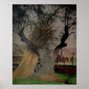 Póster El olivo viejo, 1922