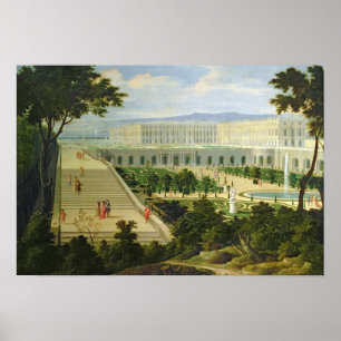 Póster El Orangerie en el castillo francés de Versalles