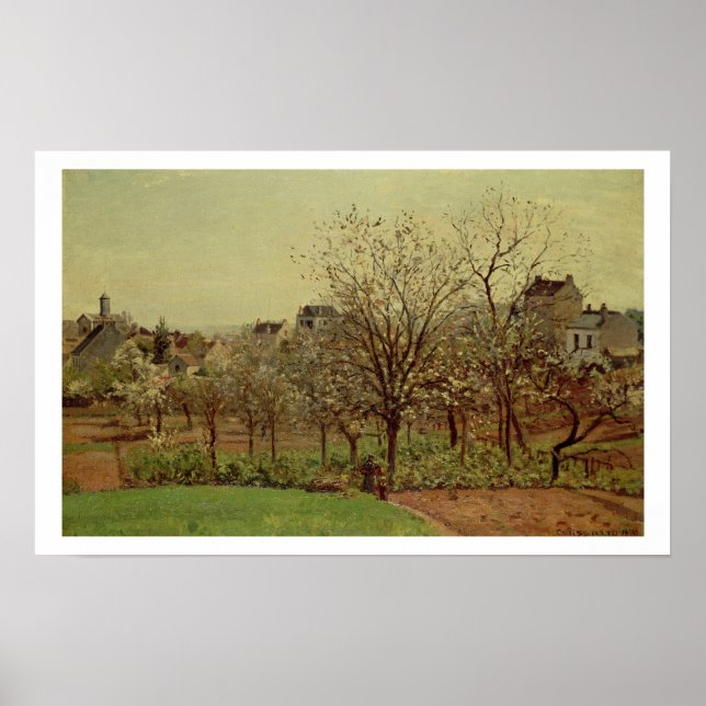 Póster El Orchard, 1870 (aceite sobre lienzo) (Frente)