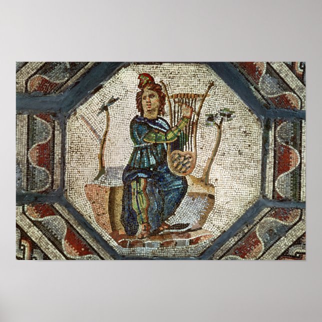 Póster El orfeo encantando a los animales (Frente)