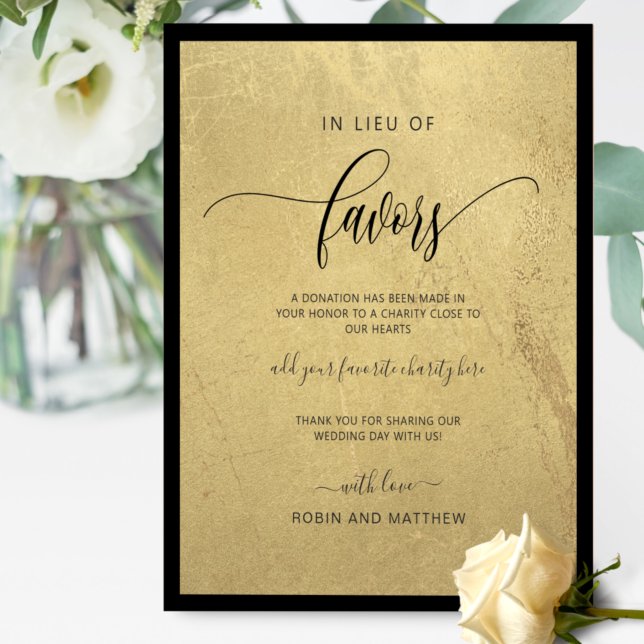Póster El oro en lugar de los favores Bodas la caridad fa (Subido por el creador)