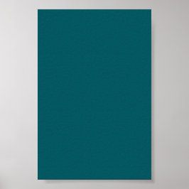Póster El oscuro fondo verde Verde azulado en un Poster