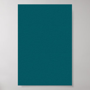 Póster El oscuro fondo verde Verde azulado en un Poster