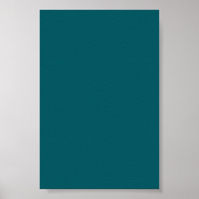 Póster El oscuro fondo verde Verde azulado en un Poster (Frente)