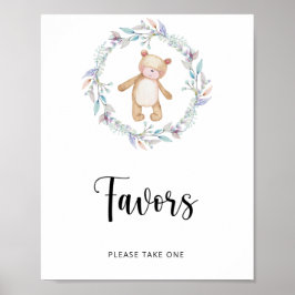 Póster el oso pequeño está en camino \ Favors