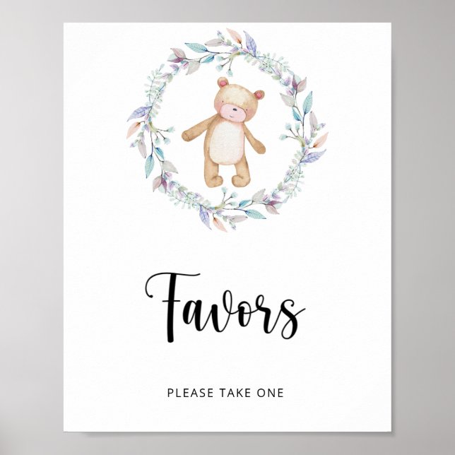 Póster el oso pequeño está en camino \ Favors (Frente)