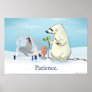 Póster El oso polar paciente