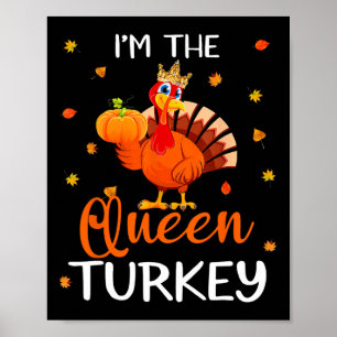 Póster El otoño de 2012, la reina Turquía dio las gracias