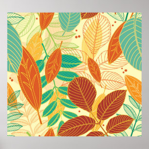 Póster El otoño deja un patrón sin foco