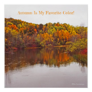 PÓSTER "EL OTOÑO ES MI COLOR FAVORITO!/ MICHIGAN