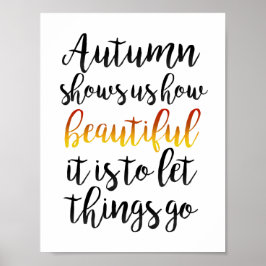 Póster El otoño nos muestra