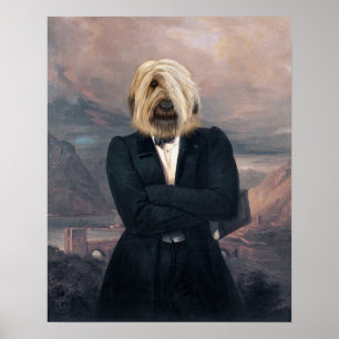 Póster El Ovejo Perro Divertido Mascota