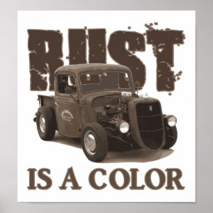 Póster El óxido es un color