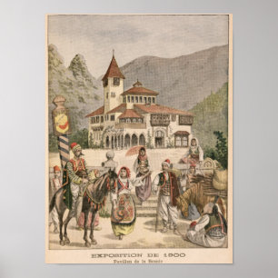 Póster El Pabellón Bosnio en la Exposición Universal