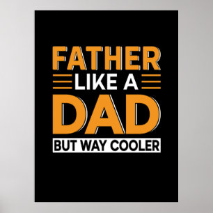 Póster El padre del día del padre como un padre