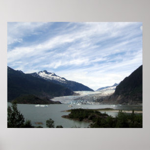 Póster El paisaje de Alaska