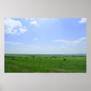 Póster El paisaje de Kansas
