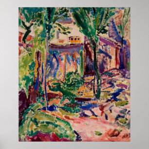 Póster El paisaje de Maurer con la casa