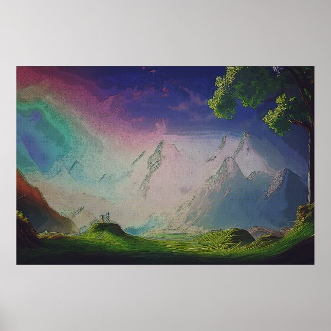 Póster El Paisaje De Un Mundo Extranjero (Frente)