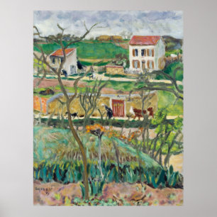 Póster El paisaje lluvioso de Bonnard
